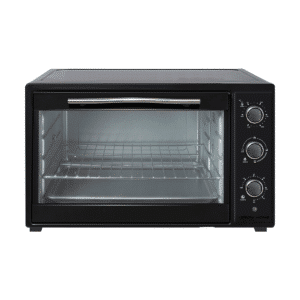 Horno eléctrico 60 litros negro modelo GH-60E sobre fondo blanco
